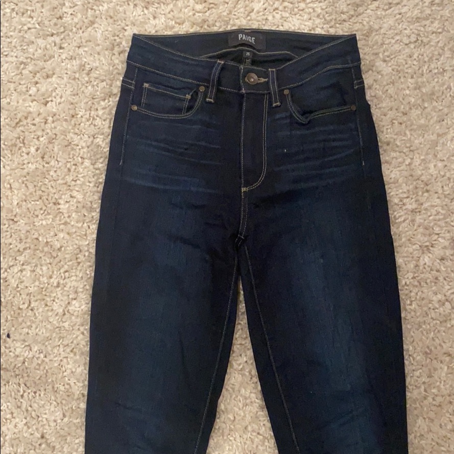 Paige Denim- Hoxton Ankle Skinny In Dark Wash